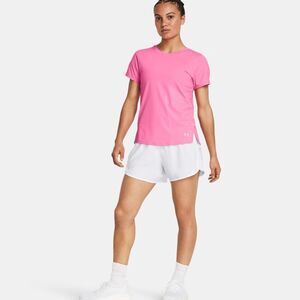 Under Armour Women’s Pure White Loose Fit Lined 3” Running Shorts
